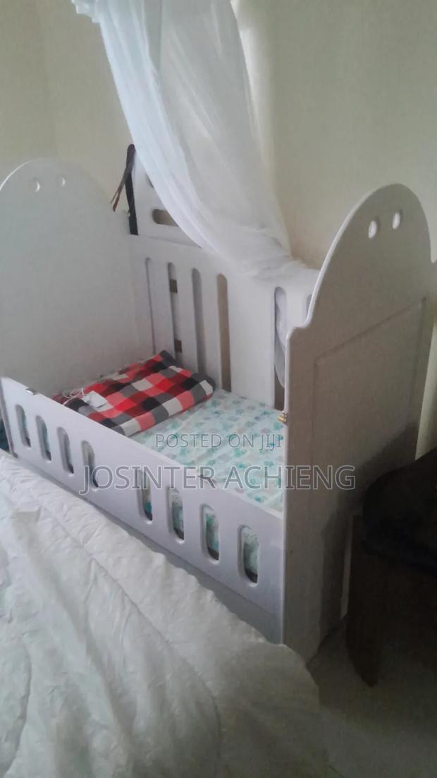 Baby Cot Set For Sale – Includes Mattress Mosquito Net - thumbnail 2