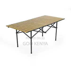 Camp Table; Weather-Resistant Metal Folding Camping Table