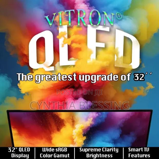 Vitron 32 Inches Qled Tv Frameless Smart Tv - thumbnail 2