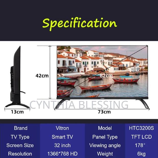 Vitron 32 Inches Qled Tv Frameless Smart Tv - thumbnail 9