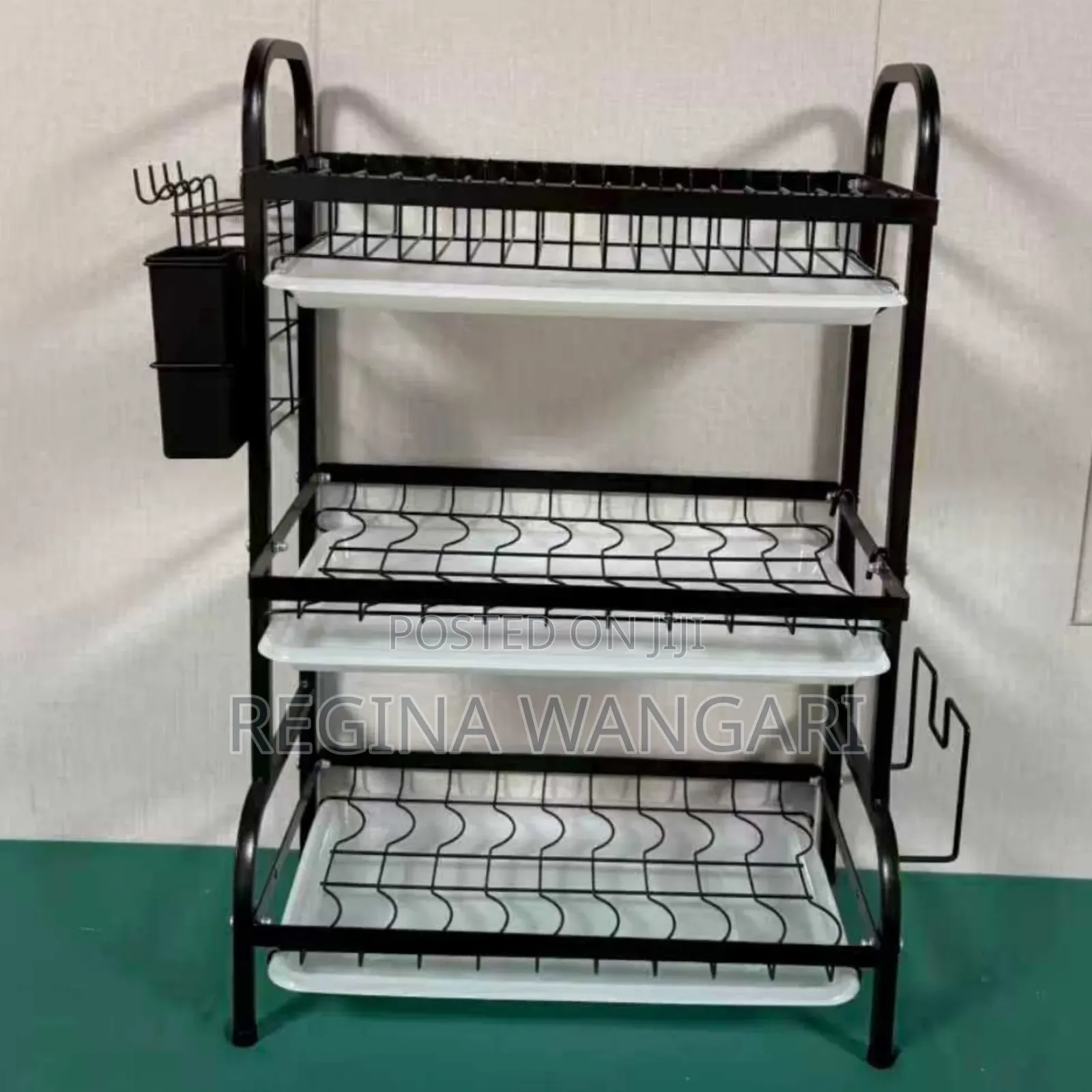 Executive Carbon Black Advanced 3 Layer Dish Rack at 2600