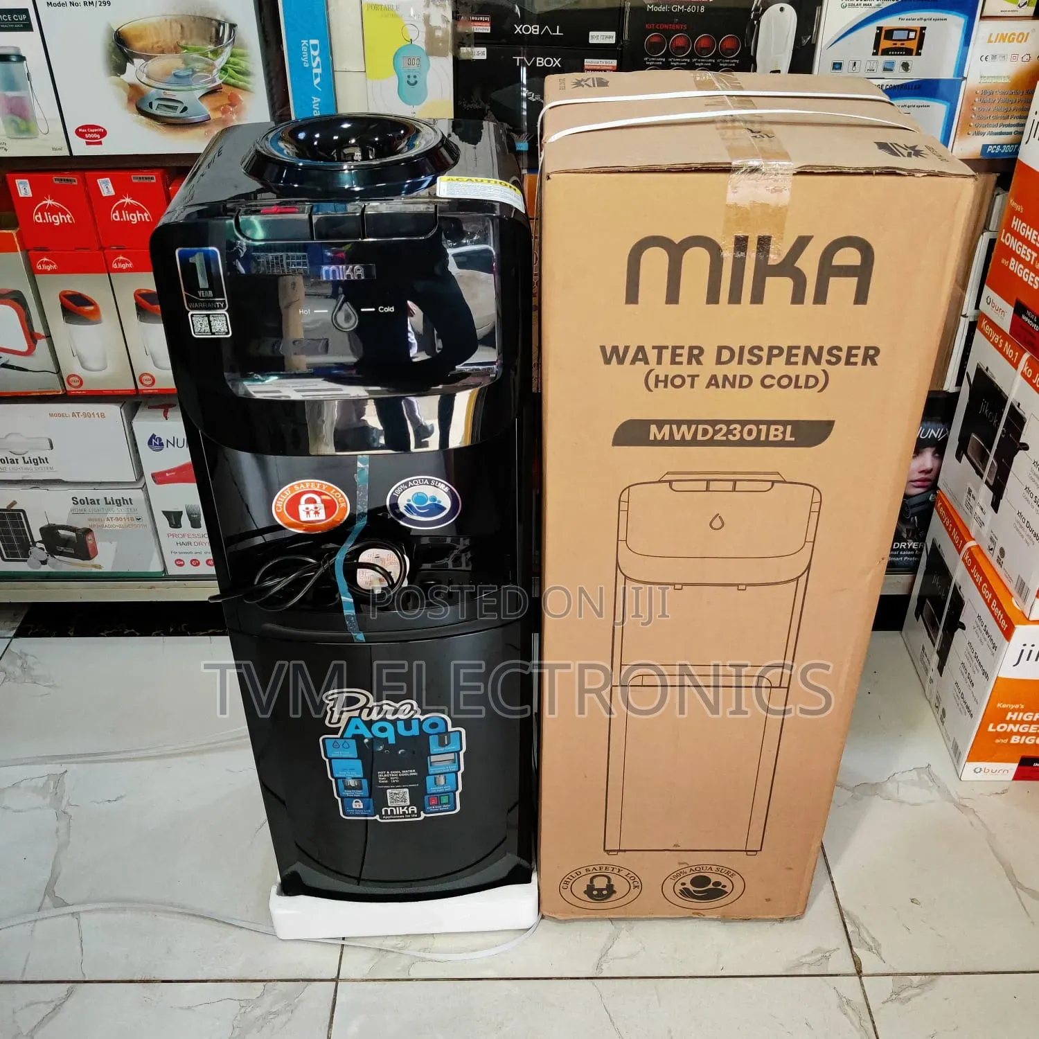 Mika Mwd2301bl Hot and Cold Water Dispenser