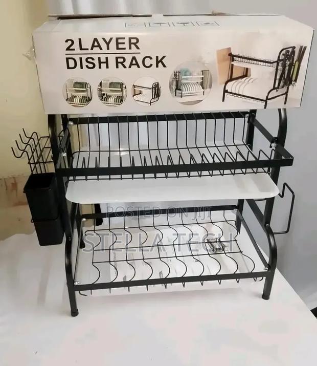 2 Layer Executive Marble Dish Rack - thumbnail 2