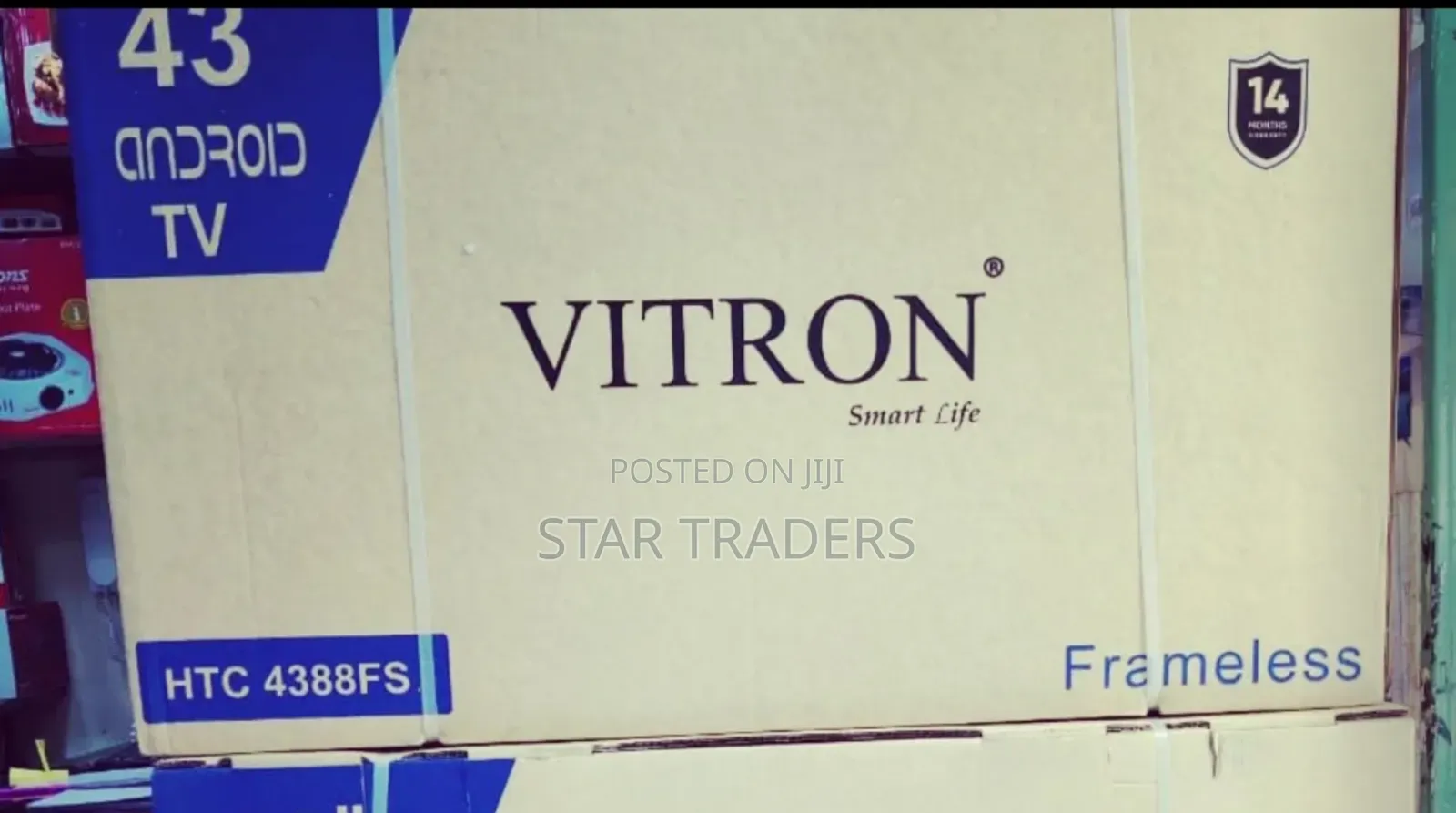 Vitron 43 Inches Smart Android Frameless