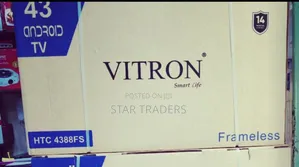 Vitron 43 Inches Smart Android Frameless
