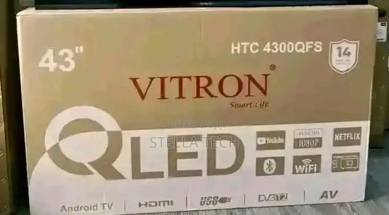 43 Inches Vitron Qled Tv