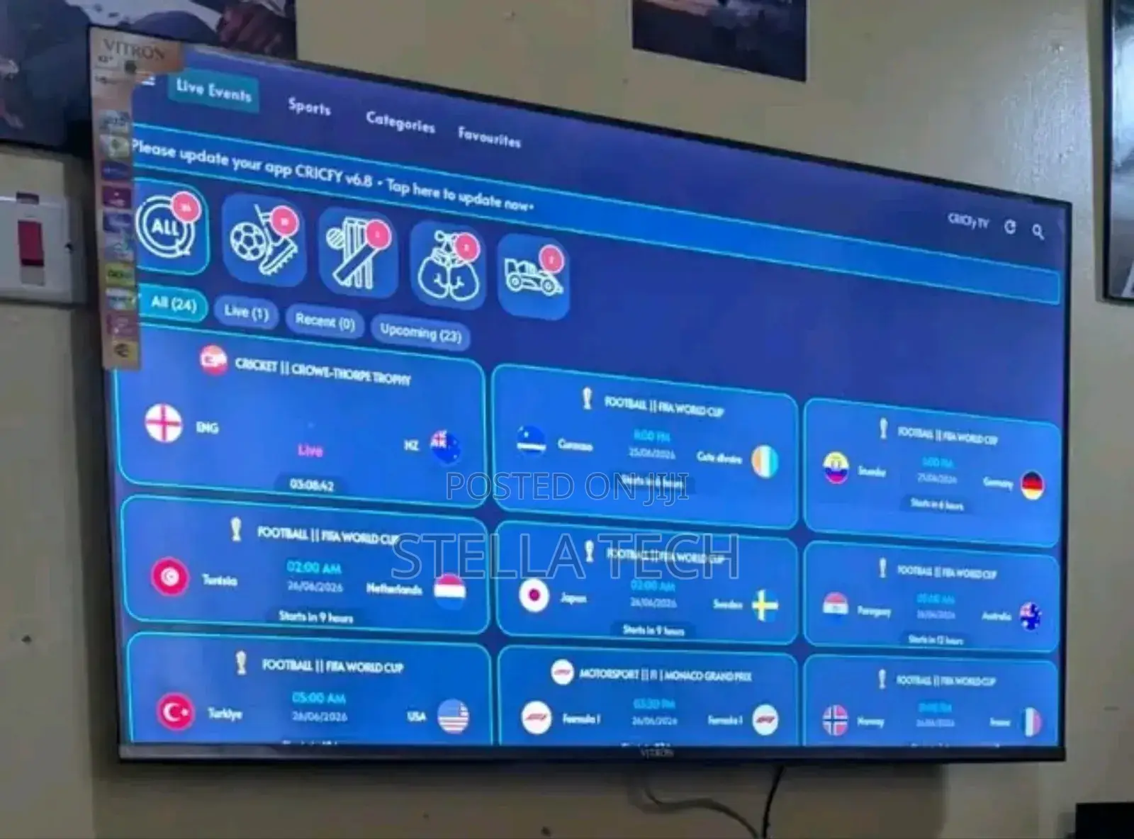 43 Inches Vitron Qled Tv