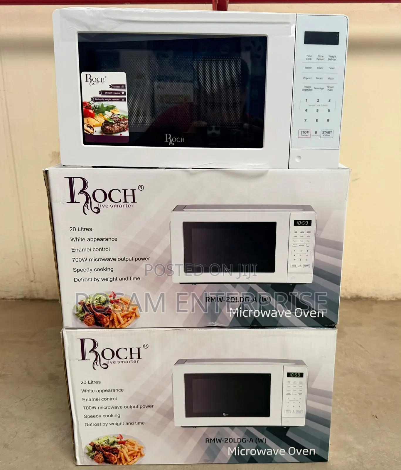 Roch Digital Microwave White