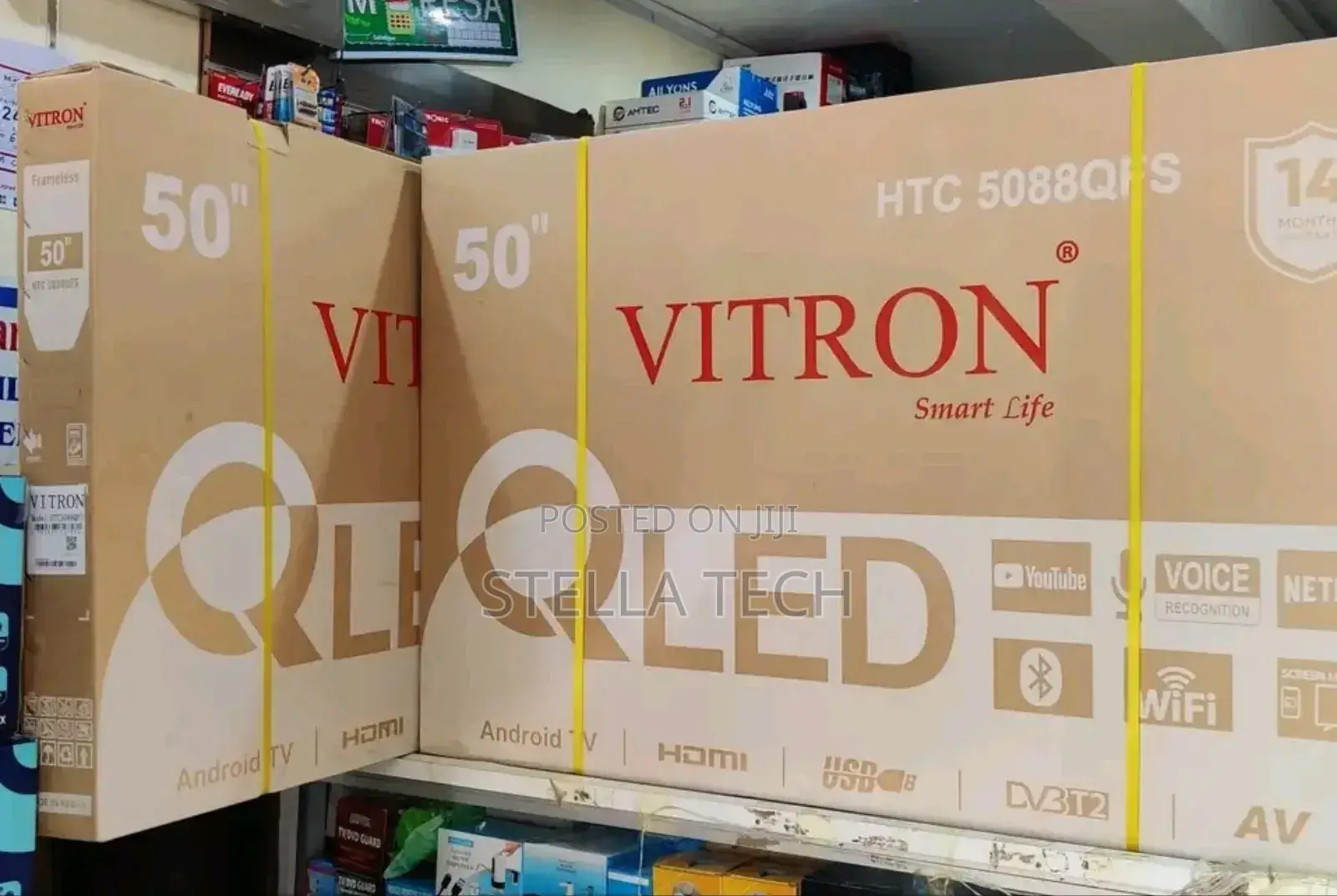 Vitron 50 Inches Smart Android Qled Tv