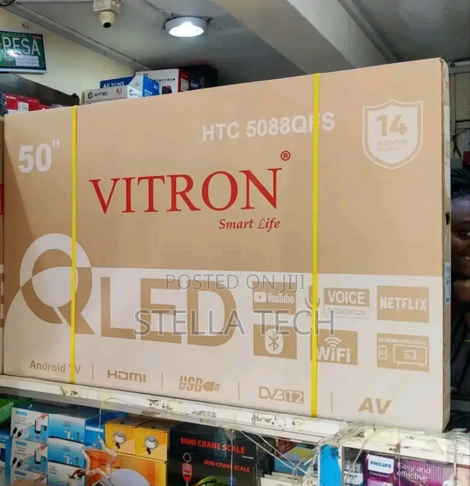 Vitron 50 Inches Smart Android Qled Tv