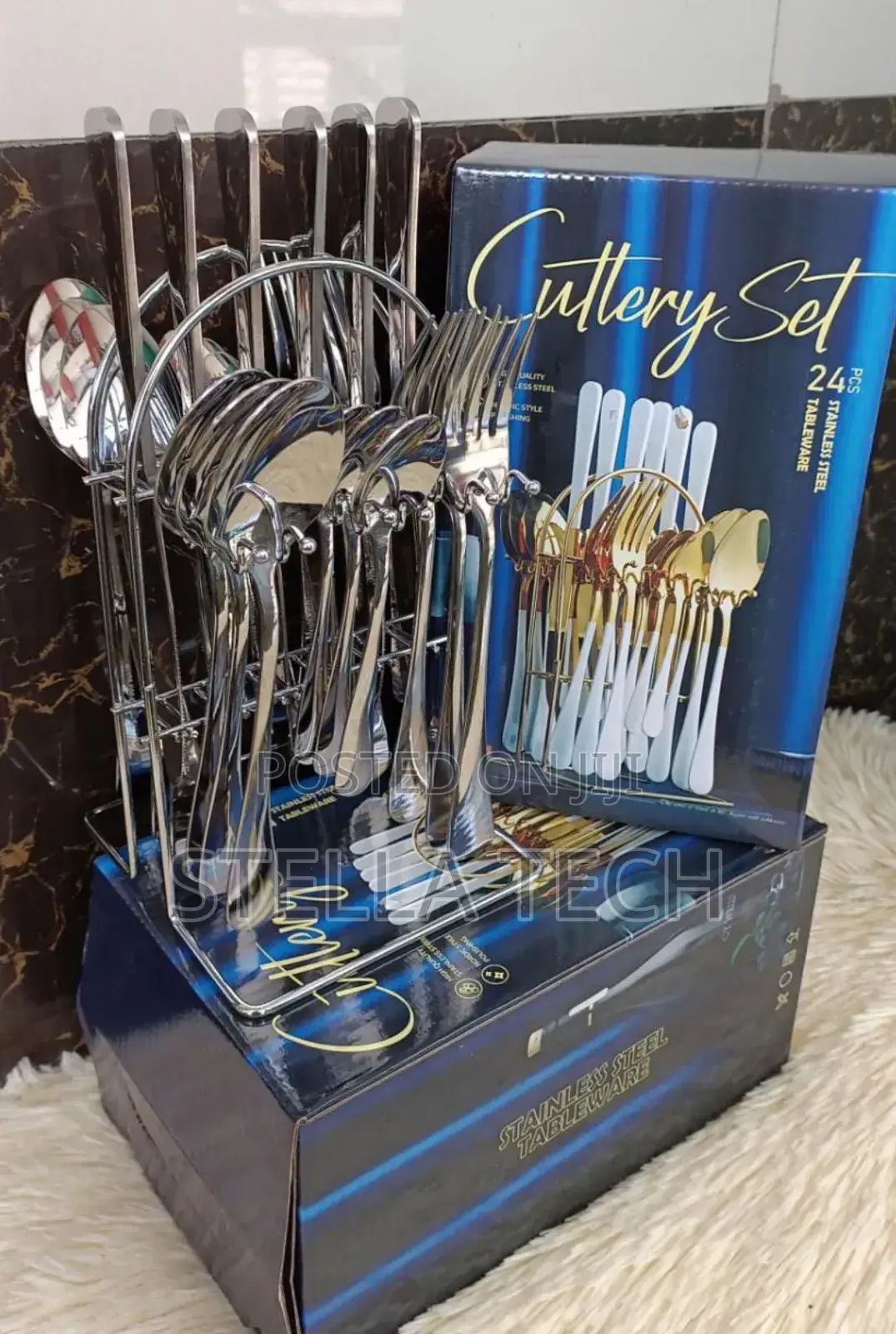 24 Pieces Stainless Steel Cutlery Set