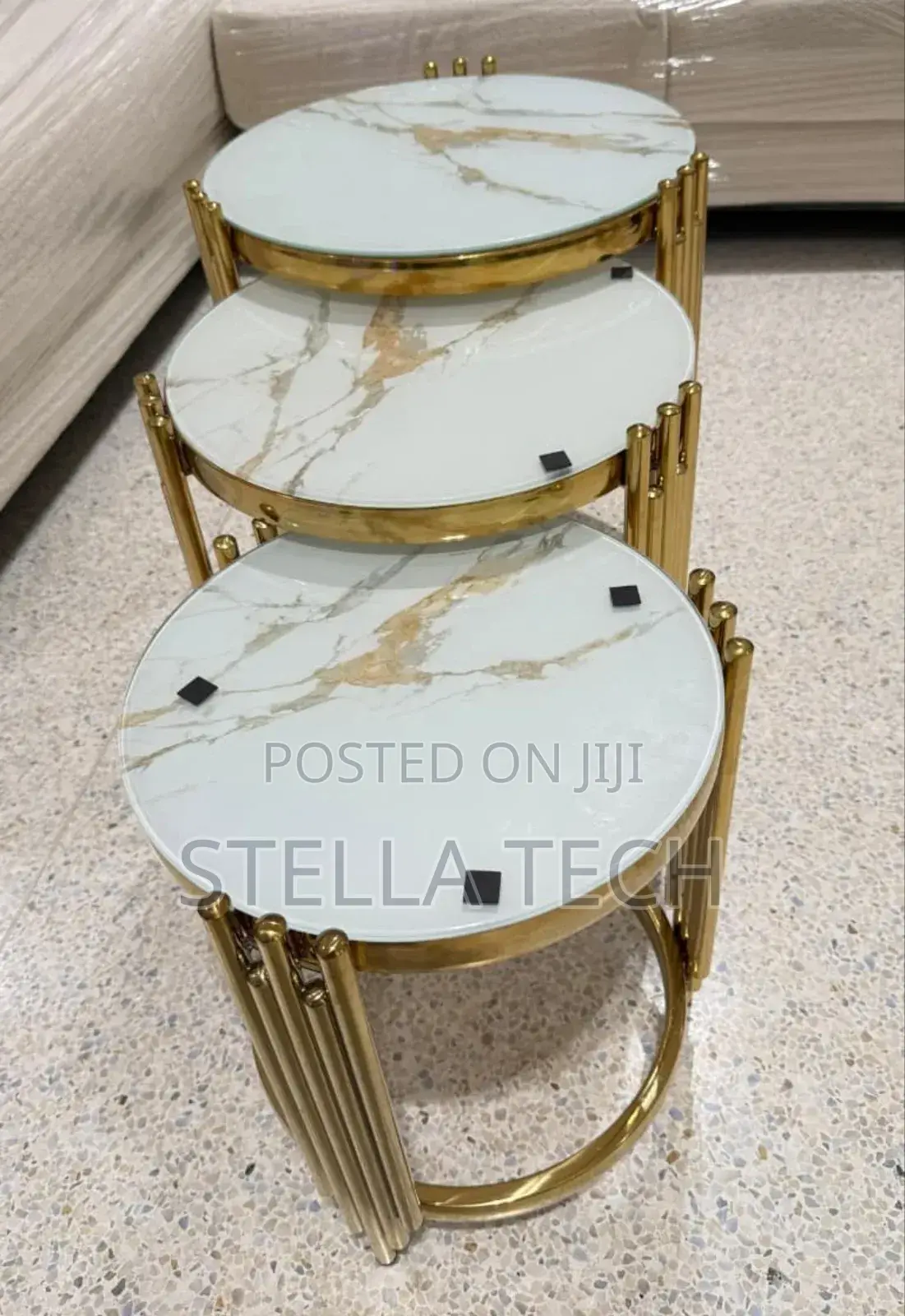 Marble Table 3 in 1