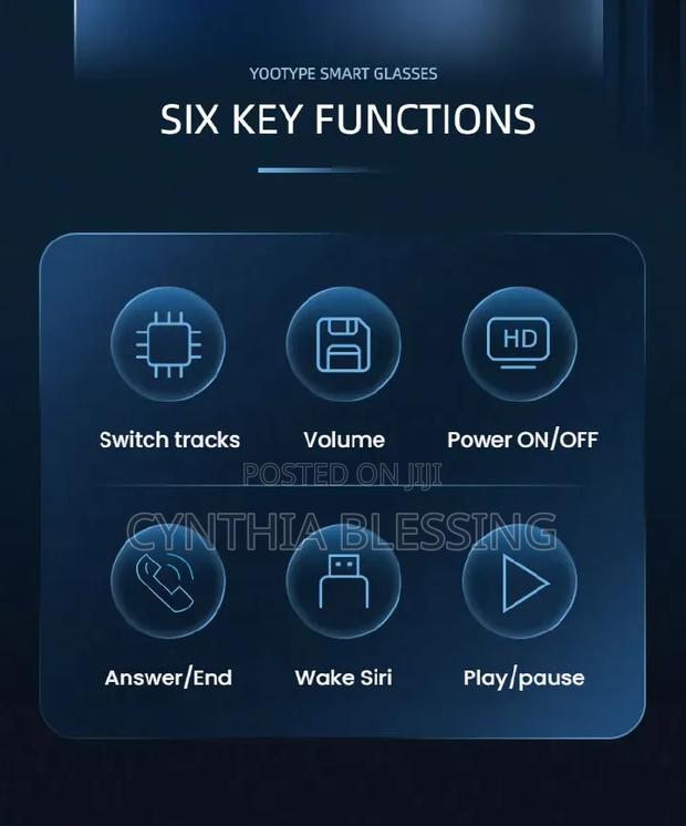 Smart Glasses Audio Wireless Bluetooth - thumbnail 4