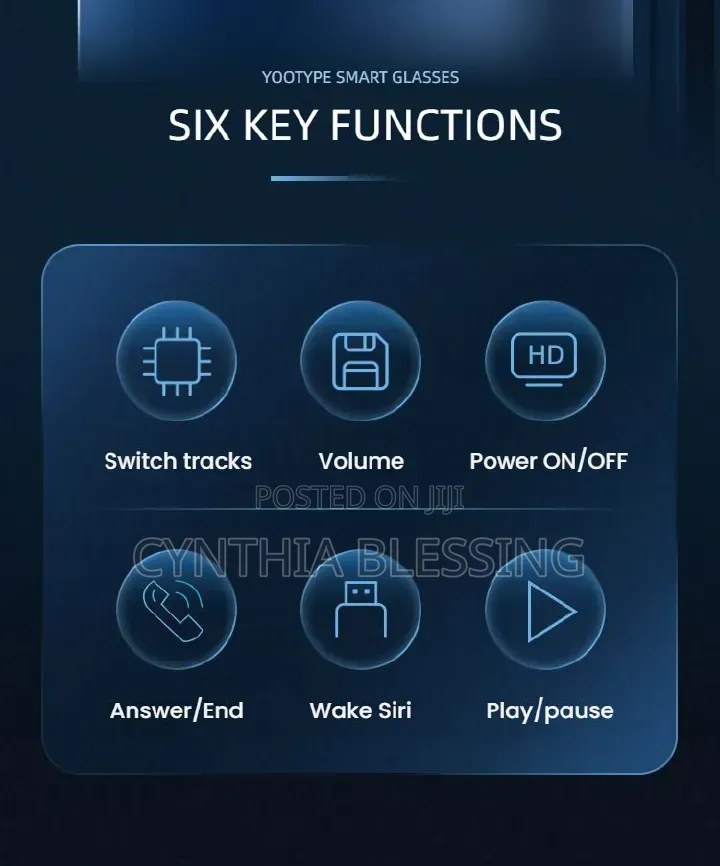 Smart Glasses Audio Wireless Bluetooth