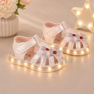 Girls' Led Open Sandals. Sizes 15-26. Delivery Available Nationwide.