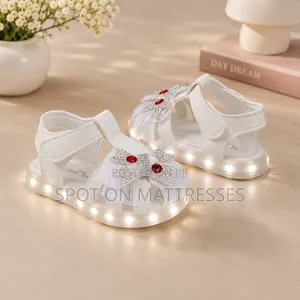 Girls' Led Open Sandals. Sizes 15-26. Delivery Available Nationwide.