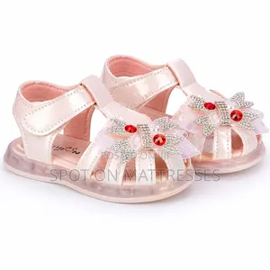 Girls' Led Open Sandals. Sizes 15-26. Delivery Available Nationwide.