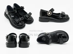 Girls' Wet Look Shoes. Sizes 26-36. Delivery Available Nationwide.