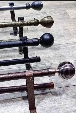 Decorative Powder Coated Curtain Rods