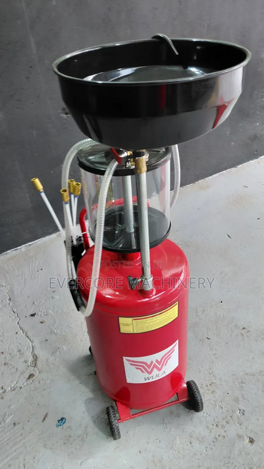 80litres Pneumatic Oil Drainer Machine For Garages.
