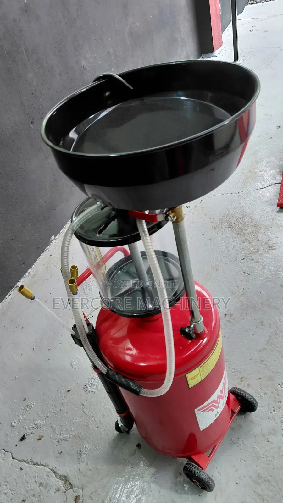 80litres Pneumatic Oil Drainer Machine For Garages.