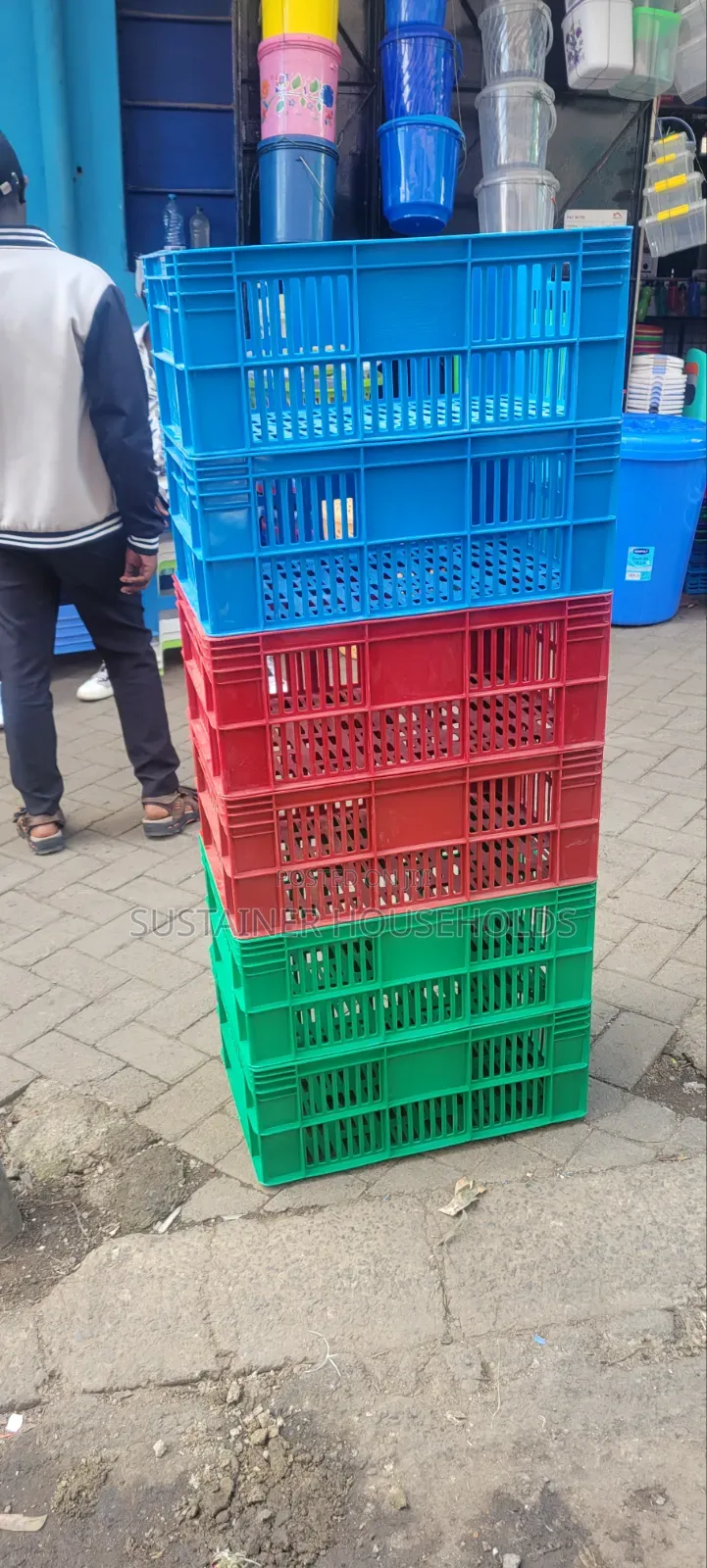 Market Plastic Crates
