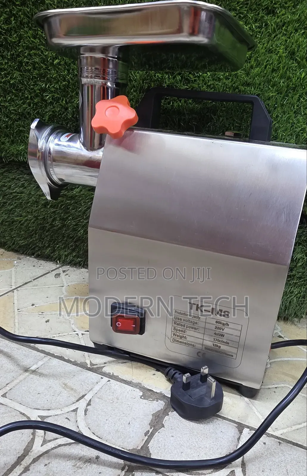Tk-M8 Professional Meat Mincer – Stainless Steel