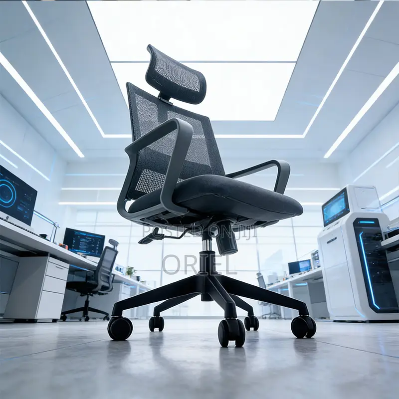 Office Chair : Adjustable Height Ergonomic Mesh Chair