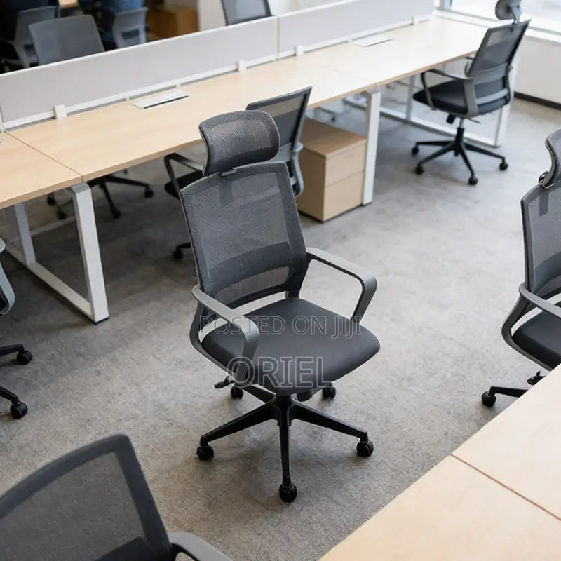 Office Chair : Adjustable Height Ergonomic Mesh Chair