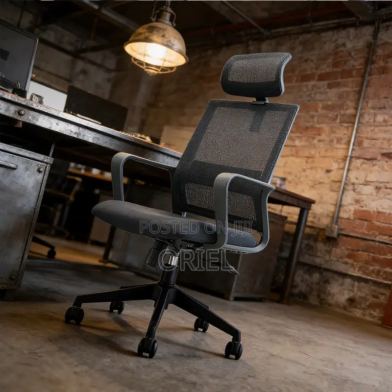 Office Chair : Adjustable Height Ergonomic Mesh Chair