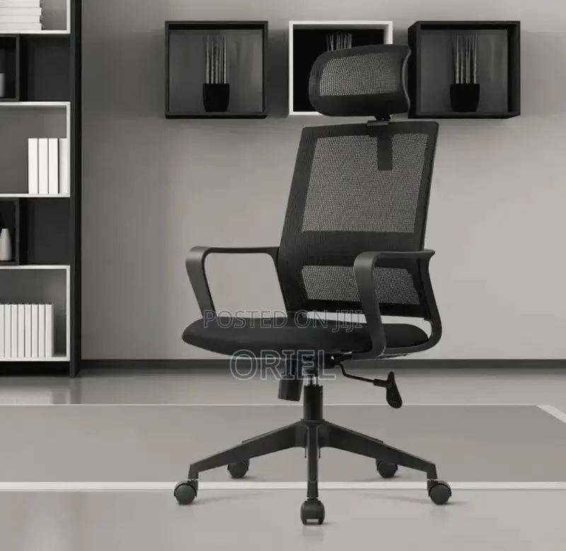 Office Chair : Adjustable Height Ergonomic Mesh Chair