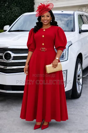 Regal Belted Maxi Dress – Timeless Elegance
