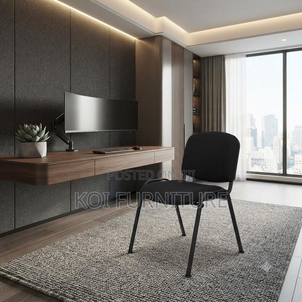 Office Chairs; Black Office Reception Tosca Mega Chair - main view