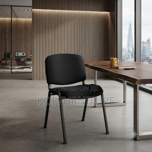 Office Chairs; Black Office Reception Tosca Mega Chair - thumbnail 2