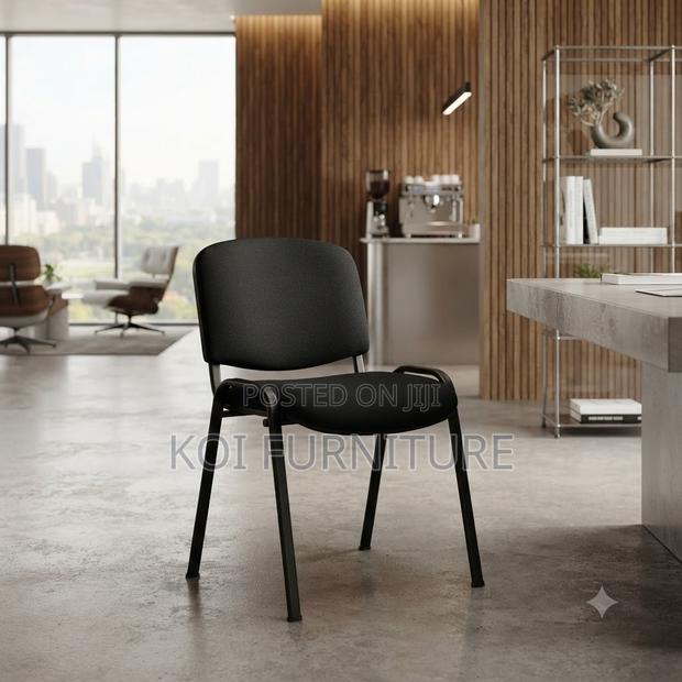 Office Chairs; Black Office Reception Tosca Mega Chair - thumbnail 4