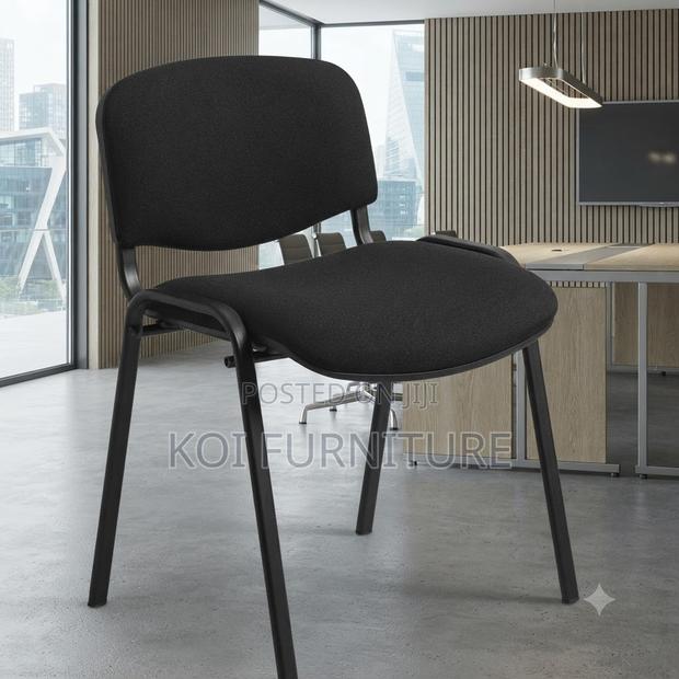 Office Chairs; Black Office Reception Tosca Mega Chair - thumbnail 5