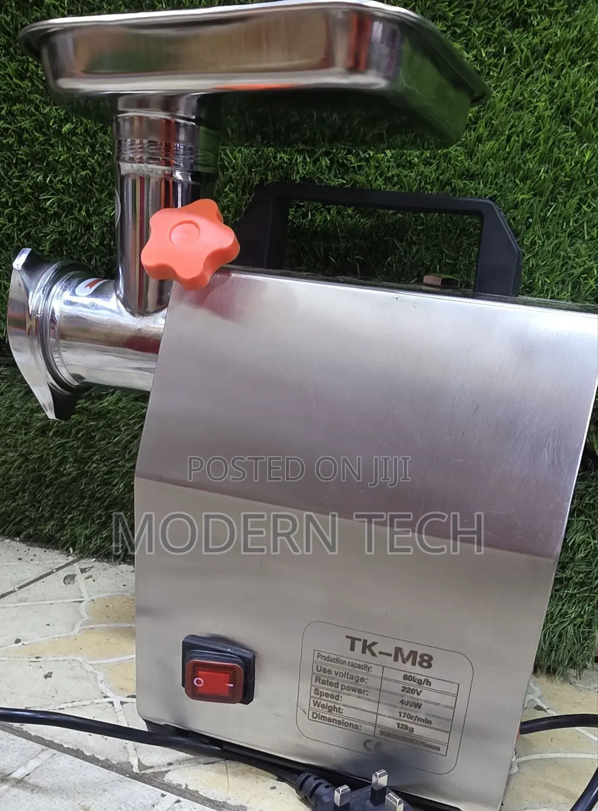 Tk-m8 Heavy-duty Electric Meat Mincer – 400w Commercial Grinder