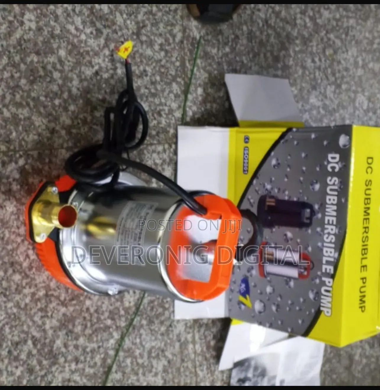 Submersible Dc Water Pump 12 Volts 180 Watts 20 MTRS Head
