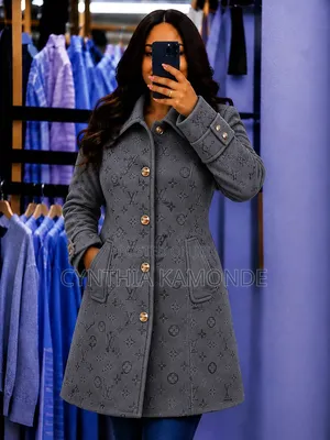 Louis Vuitton Inspired Luxury Coat