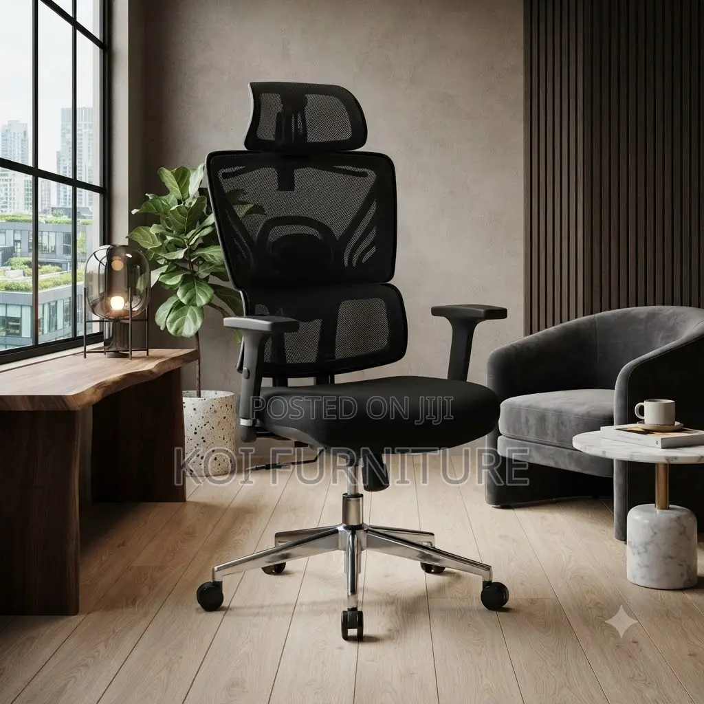 Office Chairs; Executive High Backrest Orthopedic Mesh Office Chairs