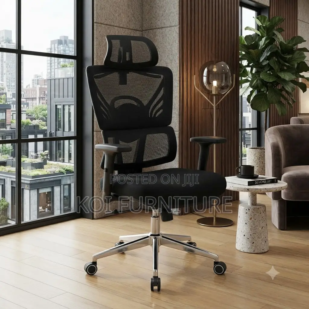 Office Chairs; Executive High Backrest Orthopedic Mesh Office Chairs