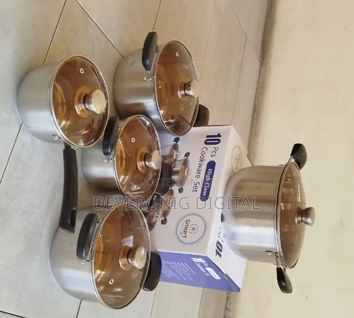 *Smart Raha Life 10pc Cookware Set*
 *Stainless Steel Material