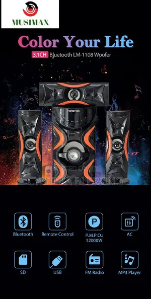 Ecomax 3.1ch Bluetooth Lm-1108 Woofer