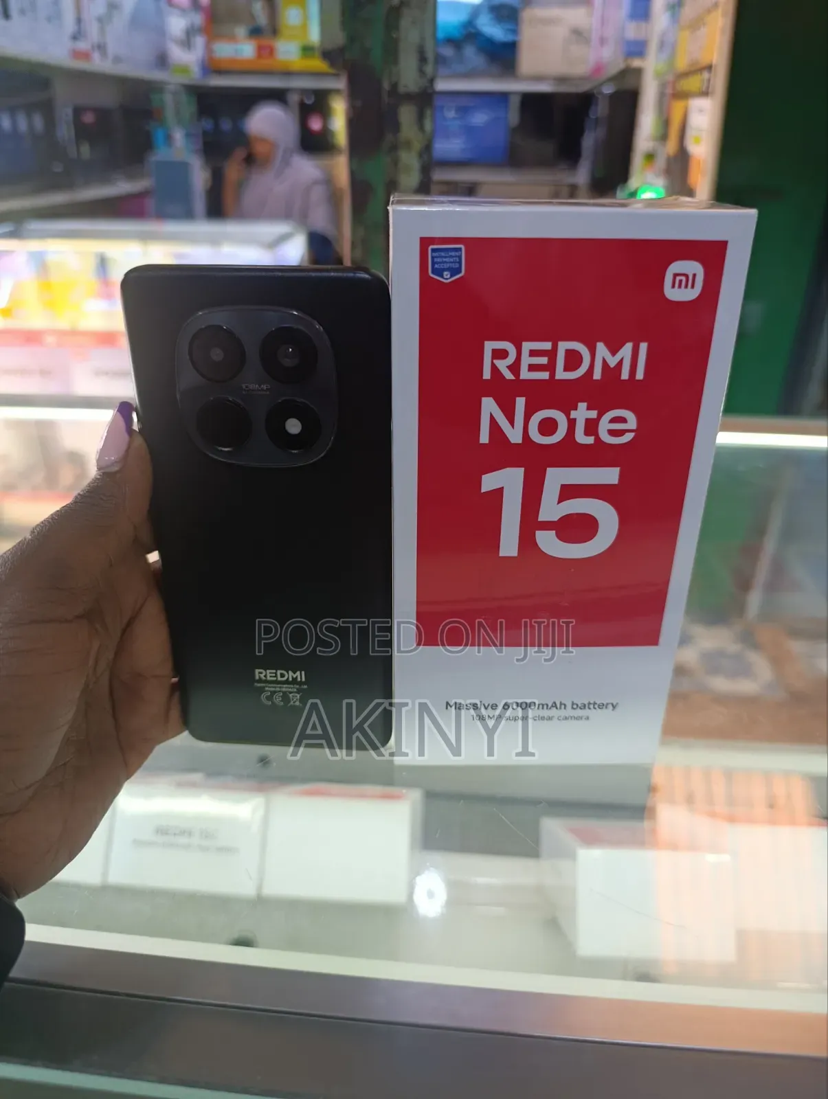 New Xiaomi Redmi Note 15 128 GB Black