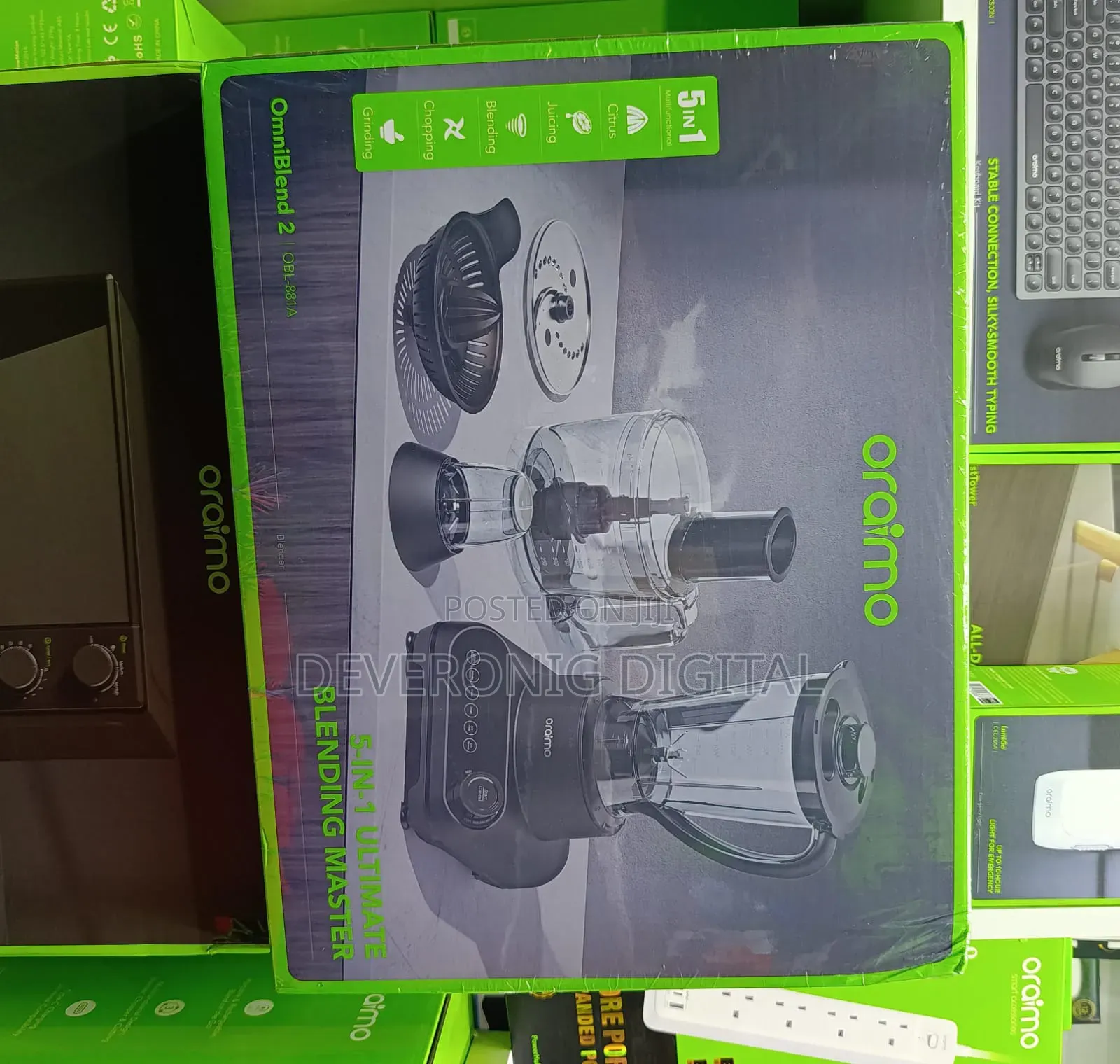 Oraimo Omniblend 2 21000 RPM Speed 5-in-1 Blender