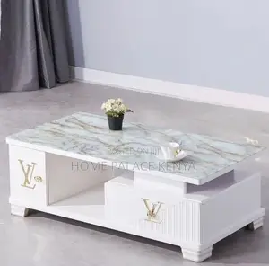 Coffee Table: High End Glossy Natural Marble Table