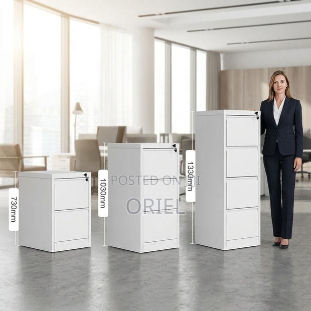 Office Cabinet : 4-Drawer Storage Filing Office Cabinet - thumbnail 5