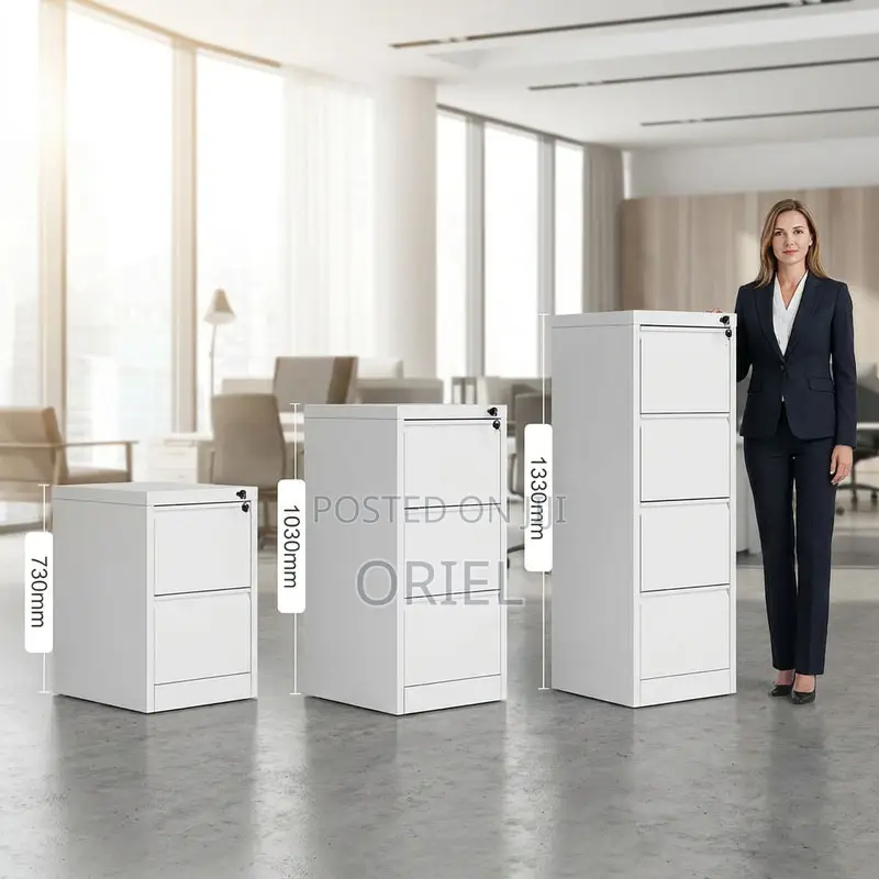 Office Cabinet : 4-Drawer Storage Filing Office Cabinet