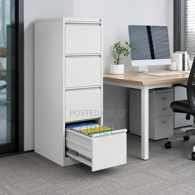Office Cabinet : 4-Drawer Storage Filing Office Cabinet - thumbnail 8