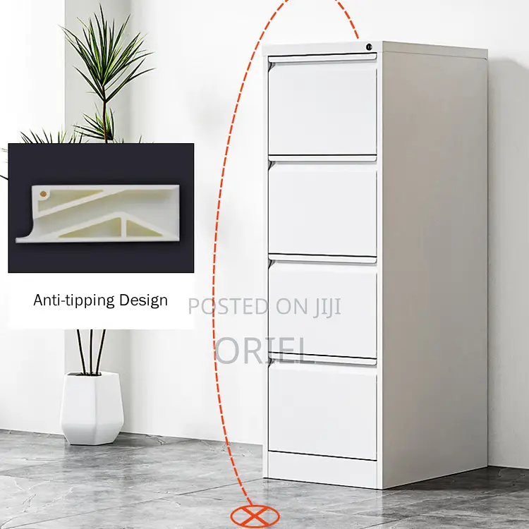 Office Cabinet : 4-Drawer Storage Filing Office Cabinet